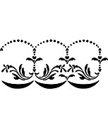 Šablóna Barok bordúra 2 ST502